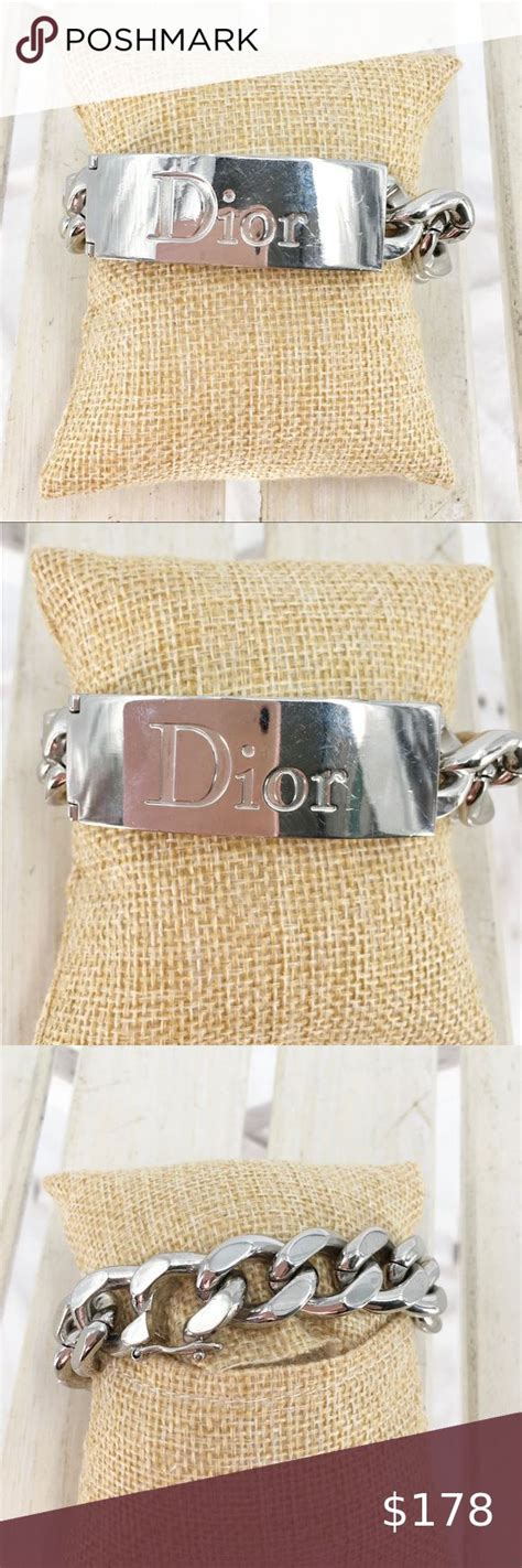 vintage dior lip gloss bracelet|Christian Dior Vintage Silver Tone Chunky Gain Lip Gloss Duo .